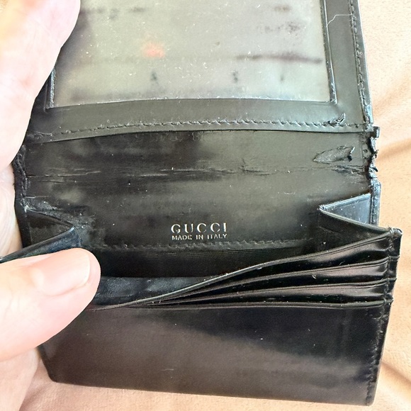 Vintage Gucci Elegant Black Leather Card Holder - Picture 3 of 9